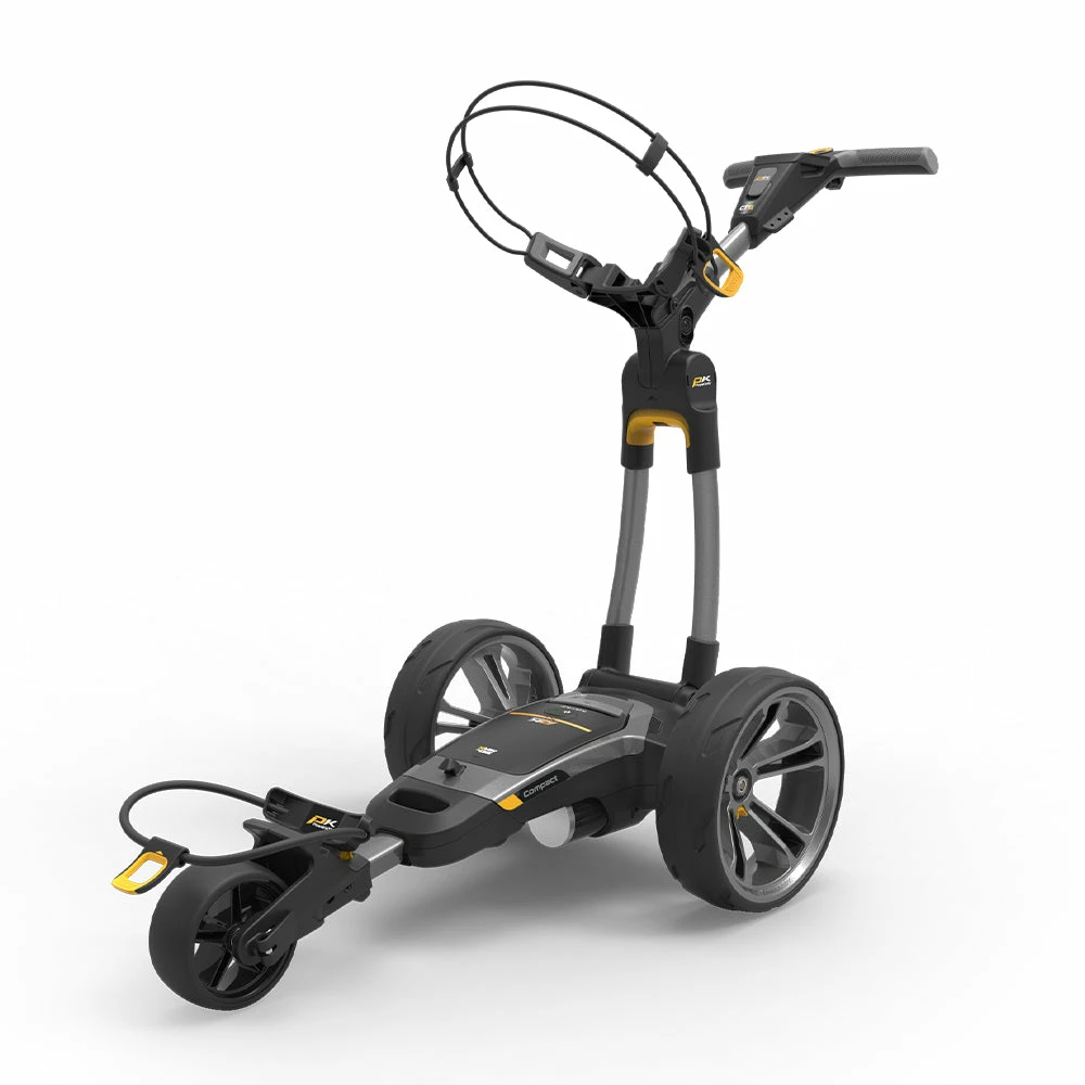 Powakaddy CT6 Gun Metal Lithium 2023 Electric Golf Trolley + Free Gift 3 Powakaddy CT6 Gun Metal Lithium 2023 Electric Golf Trolley + Free Gift