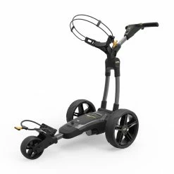 Powakaddy FX3 Gun Metal Lithium 2023 Electric Golf Trolley + Free Gift -Nike Golf Sales 0004s 0005 07 2023 FX3 Gun Metal XL Extended Battery 1500x