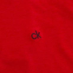Calvin Klein Newport Golf Polo Shirt C9406A -Nike Golf Sales C9406REDM4 1500x