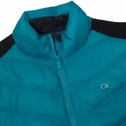 Calvin Klein Frontera Hybrid Blue Golf Jacket C9832 -Nike Golf Sales C9832CARRIBEA3 1500x