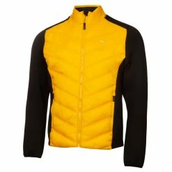 Calvin Klein Frontera Hybrid Yellow Golf Jacket C9832 -Nike Golf Sales C9832MUSTARD1 1280x