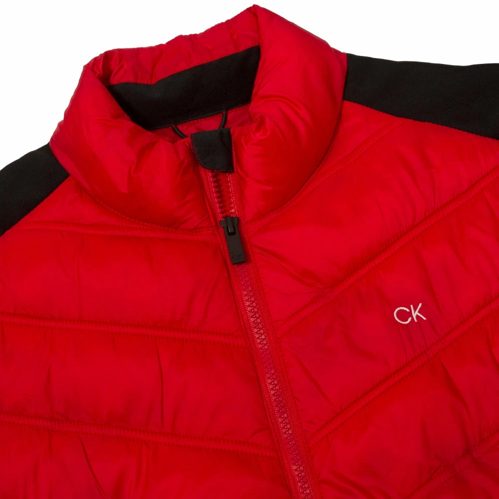 Calvin Klein Frontera Hybrid Red Golf Jacket C9832 7 Calvin Klein Frontera Hybrid Red Golf Jacket C9832 - Image 5