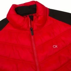 Calvin Klein Frontera Hybrid Red Golf Gilet C9833 -Nike Golf Sales C9833RED3 1500x