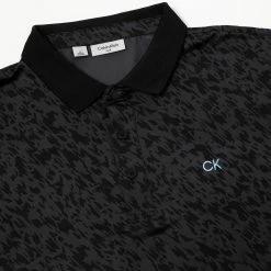 Calvin Klein Foresta Golf Polo Shirt -Nike Golf Sales CKMA22700BLACK7 1000 1500x