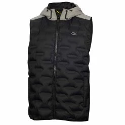 Calvin Klein Golf Bridgeport Padded Full Zip Gilet CKMA22712 -Nike Golf Sales CKMA22712GRYM BLK1 1000 1280x