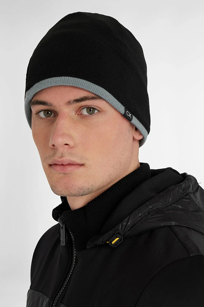Calvin Klein Vera Reversible Golf Beanie Hat CKMA22715 4 Calvin Klein Vera Reversible Golf Beanie Hat CKMA22715 - Image 2