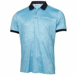 Calvin Klein Fracture Print Golf Polo Shirt CKMS23755