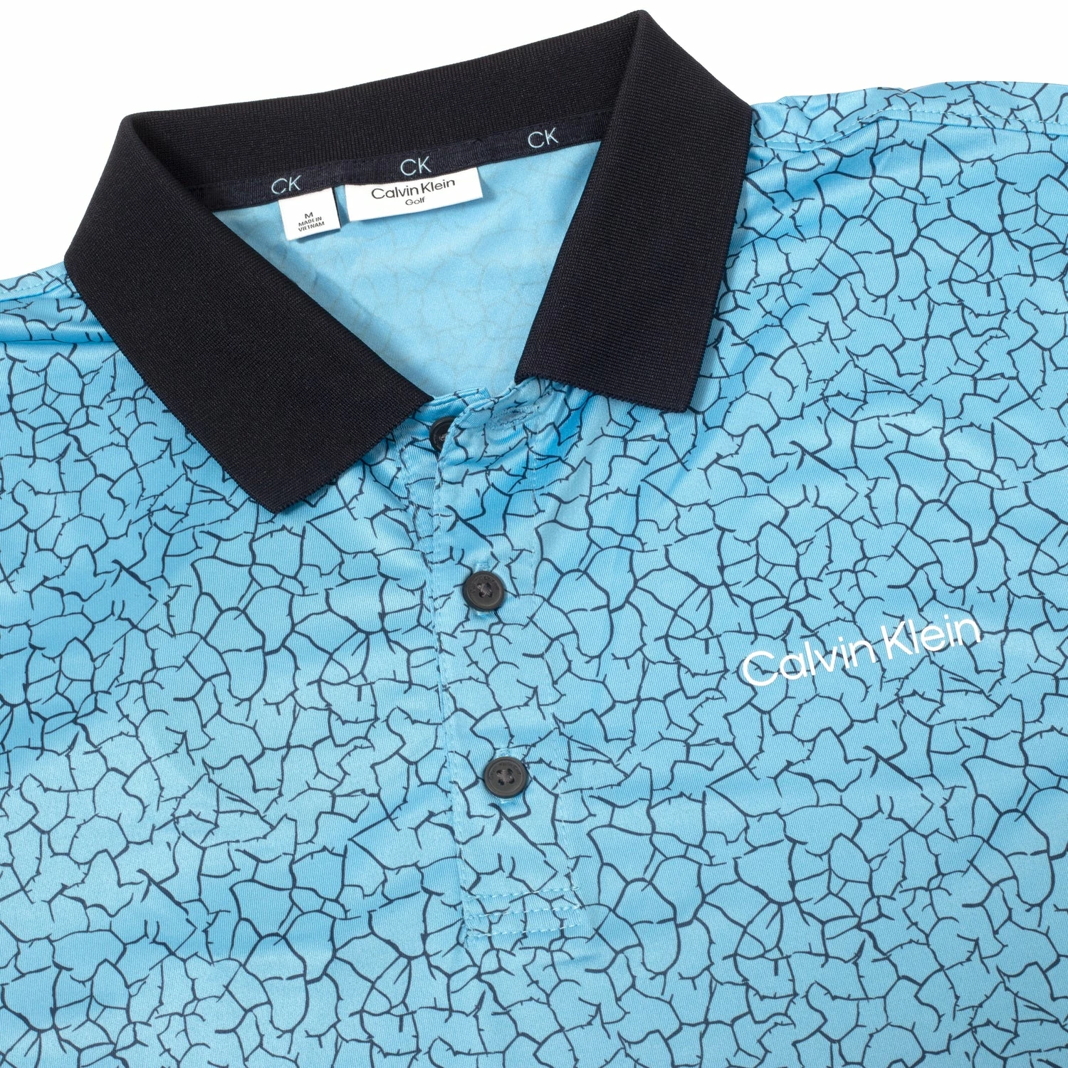 Calvin Klein Fracture Print Golf Polo Shirt CKMS23755 6 Calvin Klein Fracture Print Golf Polo Shirt CKMS23755 - Image 4
