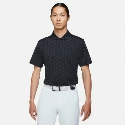 Nike Golf Dri Fit Vapor Mens Jacquard Polo Shirt -Nike Golf Sales DA2974 010 PHSFM001 2000 1280x