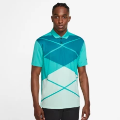 Nike Golf Dri Fit Vapor Argyle Print Polo Shirt -Nike Golf Sales DH0609 392 PHSFM001 2000 1280x
