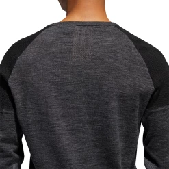 Adidas Primeknit Crew Golf Sweater DX4941 10 Adidas Primeknit Crew Golf Sweater DX4941 -Nike Golf Sales DX4941 APP on model detail 1 white 1500x