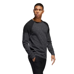 Adidas Primeknit Crew Golf Sweater DX4941 13 Adidas Primeknit Crew Golf Sweater DX4941 -Nike Golf Sales DX4941 APP on model walking white 1280x