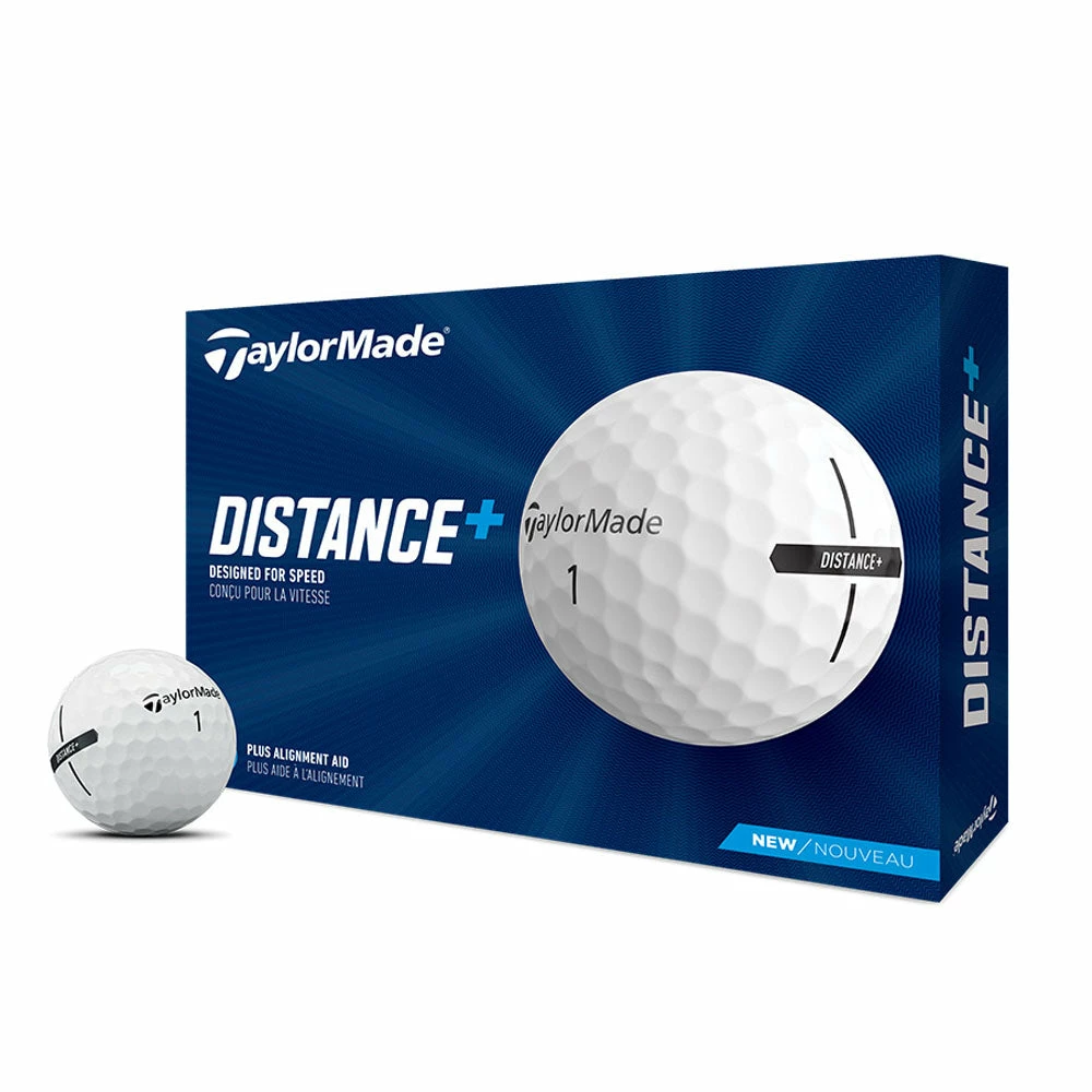 TaylorMade Distance + White Golf Balls 3 TaylorMade Distance + White Golf Balls