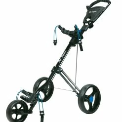 Ben Sayers D3 3 Wheel Push Golf Trolley 23 Ben Sayers D3 3 Wheel Push Golf Trolley -Nike Golf Sales G5231 D3 Push Trolley Side angle 1 1280x