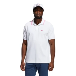 Adidas Golf Go-To Pique Polo Shirt GS9472 9 Adidas Golf Go-To Pique Polo Shirt GS9472 -Nike Golf Sales GS9472 APP on model standard white 1500x