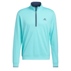 Adidas Golf Primegreen UPF 1/4 Zip Mens Pullover 15 Adidas Golf Primegreen UPF 1/4 Zip Mens Pullover -Nike Golf Sales H56800 APP photo front center white 1280x