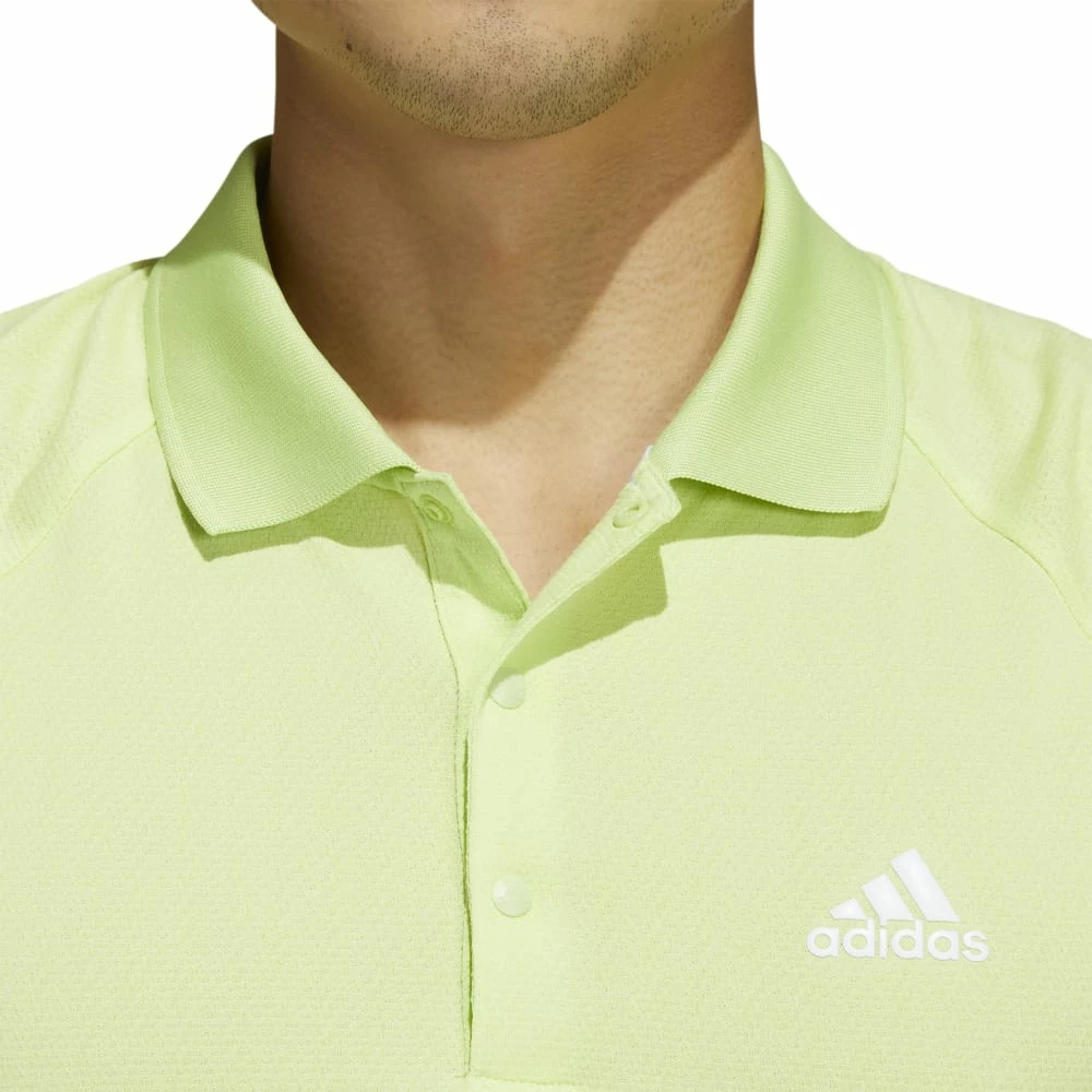 Adidas Golf Moss Stitch Primegreen Mens Polo Shirt 6 Adidas Golf Moss Stitch Primegreen Mens Polo Shirt - Image 4