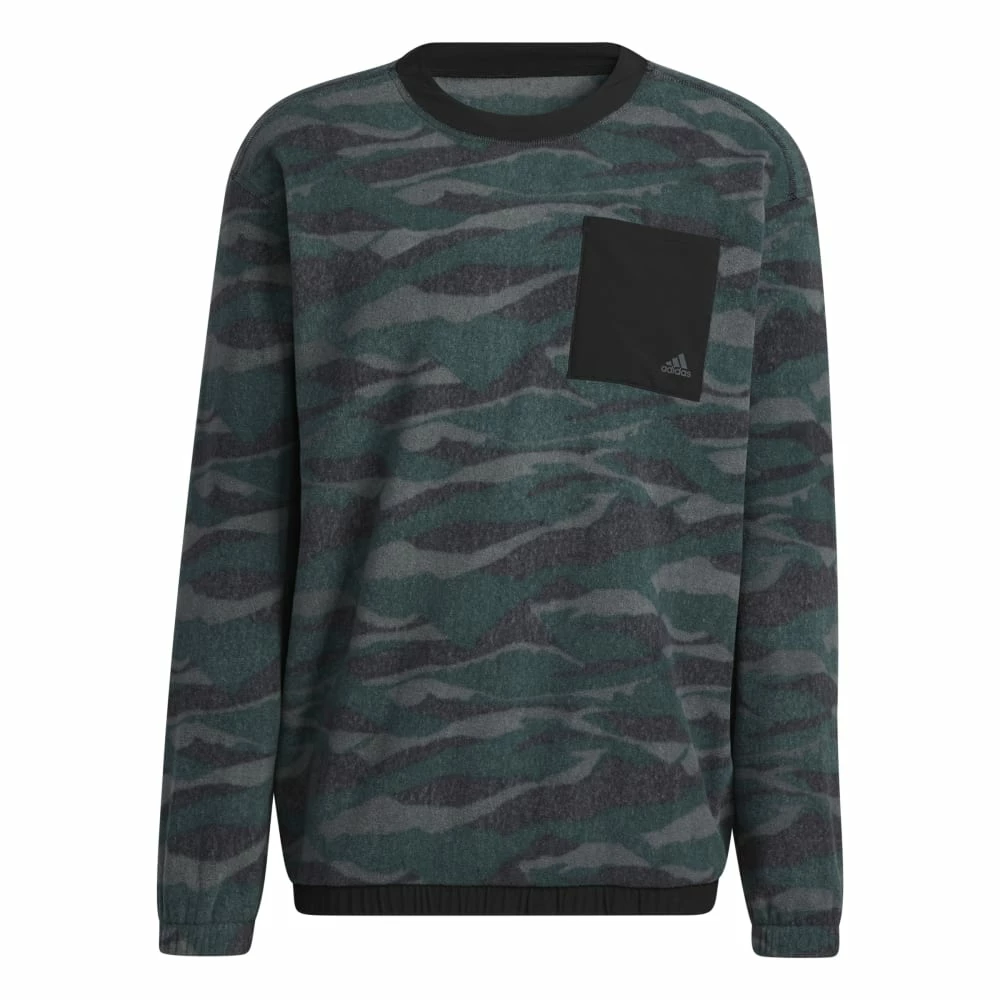 Adidas Golf Texture Print Crewneck HF6523 3 Adidas Golf Texture Print Crewneck HF6523