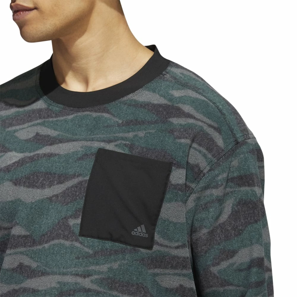 Adidas Golf Texture Print Crewneck HF6523 6 Adidas Golf Texture Print Crewneck HF6523 - Image 4