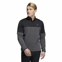 Adidas Golf DWR Block 1/4 Zip Golf Pullover HF6527 -Nike Golf Sales HF6527 3 APPAREL OnModel StandardView white 1500x