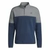 Adidas Golf DWR Block 1/4 Zip Mens Golf Pullover HF6528 -Nike Golf Sales HF6528 1 APPAREL Photography FrontView white 1500x