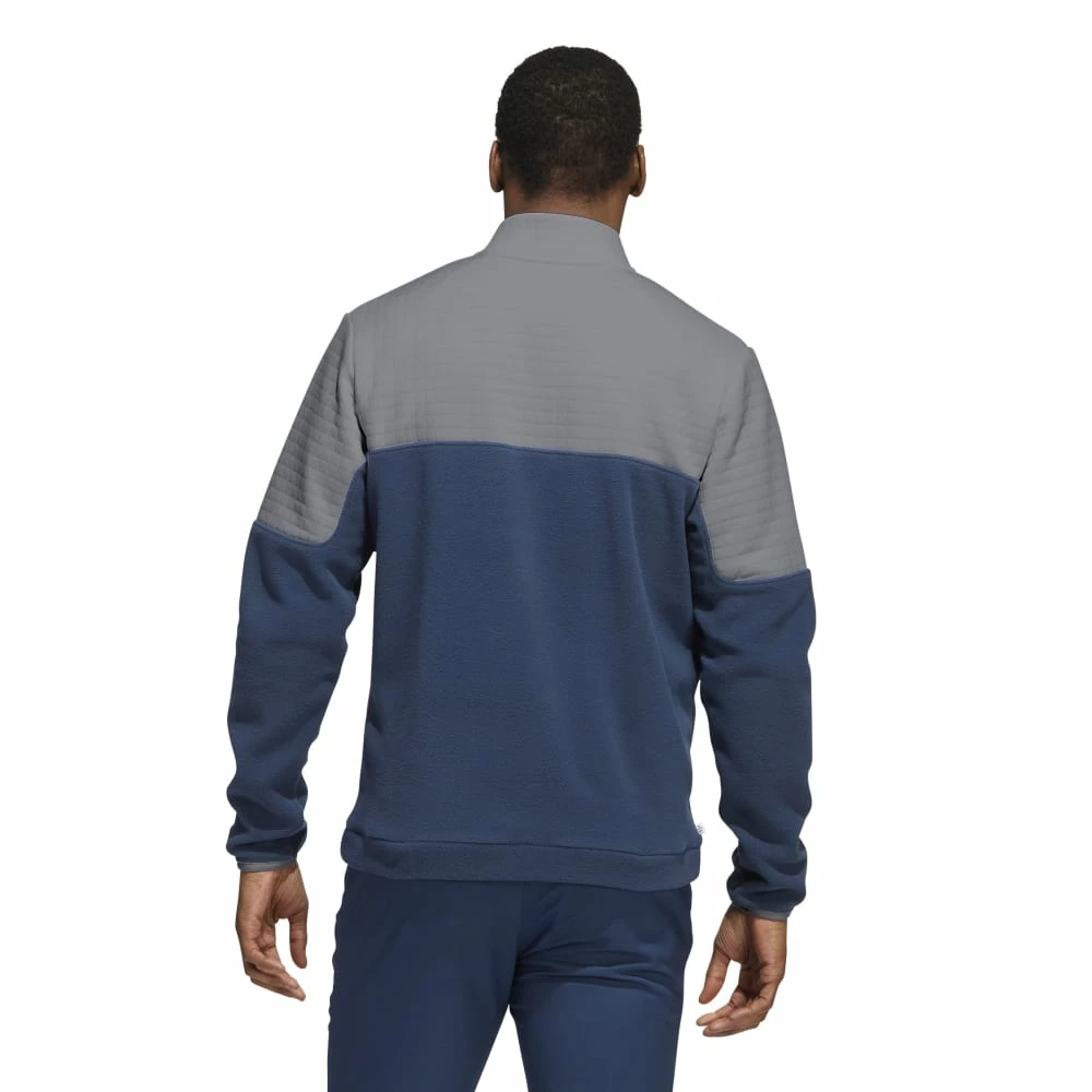 Adidas Golf DWR Block 1/4 Zip Mens Golf Pullover HF6528 5 Adidas Golf DWR Block 1/4 Zip Mens Golf Pullover HF6528 - Image 3