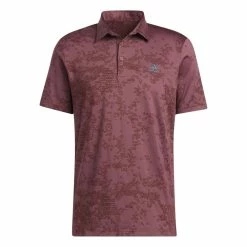 Adidas Golf Jacquard Polo Shirt HF6615 -Nike Golf Sales HF6615 1 APPAREL Photography FrontView white 1280x