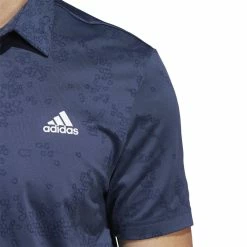 Adidas Golf Jacquard Polo Shirt HF6617 9 Adidas Golf Jacquard Polo Shirt HF6617 -Nike Golf Sales HF6617 8 APPAREL OnModel DetailView1 white 1500x