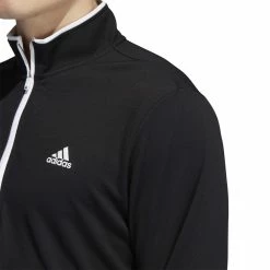 Adidas Golf Primegreen UPF 1/4 Zip Pullover HM8272 11 Adidas Golf Primegreen UPF 1/4 Zip Pullover HM8272 -Nike Golf Sales HM8272 7 APPAREL OnModel DetailView1 white 1500x
