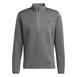 Adidas Golf Primegreen DWR 1/4 Zip Left Chest Pullover HM8281 -Nike Golf Sales HM8281 1 APPAREL Photography FrontView white 1280x