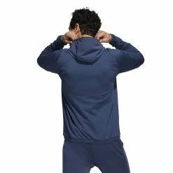 Adidas Golf Fleece Anorak 1/4 Zip HM8284 10 Adidas Golf Fleece Anorak 1/4 Zip HM8284 -Nike Golf Sales HM8284 5 APPAREL OnModel BackView white 1500x