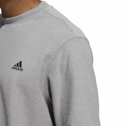 Adidas Golf Core Crew Pullover HN4552 -Nike Golf Sales HN4552 7 APPAREL OnModel DetailView1 white 1500x