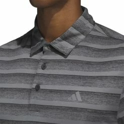 Adidas Mens Two Stripe Golf Polo Shirt HR8008 -Nike Golf Sales HR8008 7 APPAREL OnModel DetailView1 white 1500x
