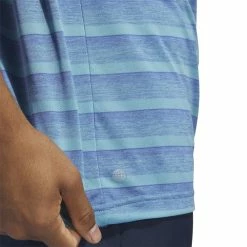 Adidas Mens Two Stripe Golf Polo Shirt HR8009 -Nike Golf Sales HR8009 8 APPAREL OnModel DetailView2 white 1500x