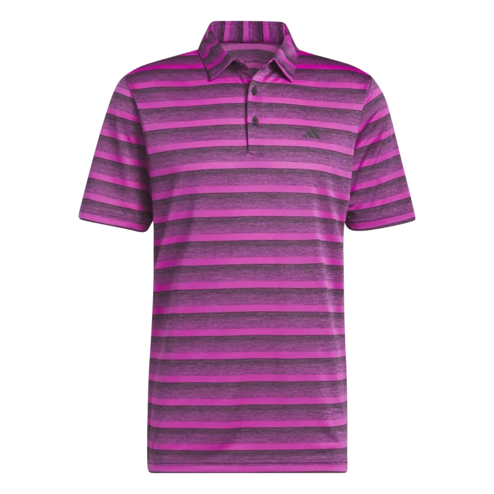 Adidas Mens Two Stripe Golf Polo Shirt HR8010 8 Adidas Mens Two Stripe Golf Polo Shirt HR8010 - Image 6