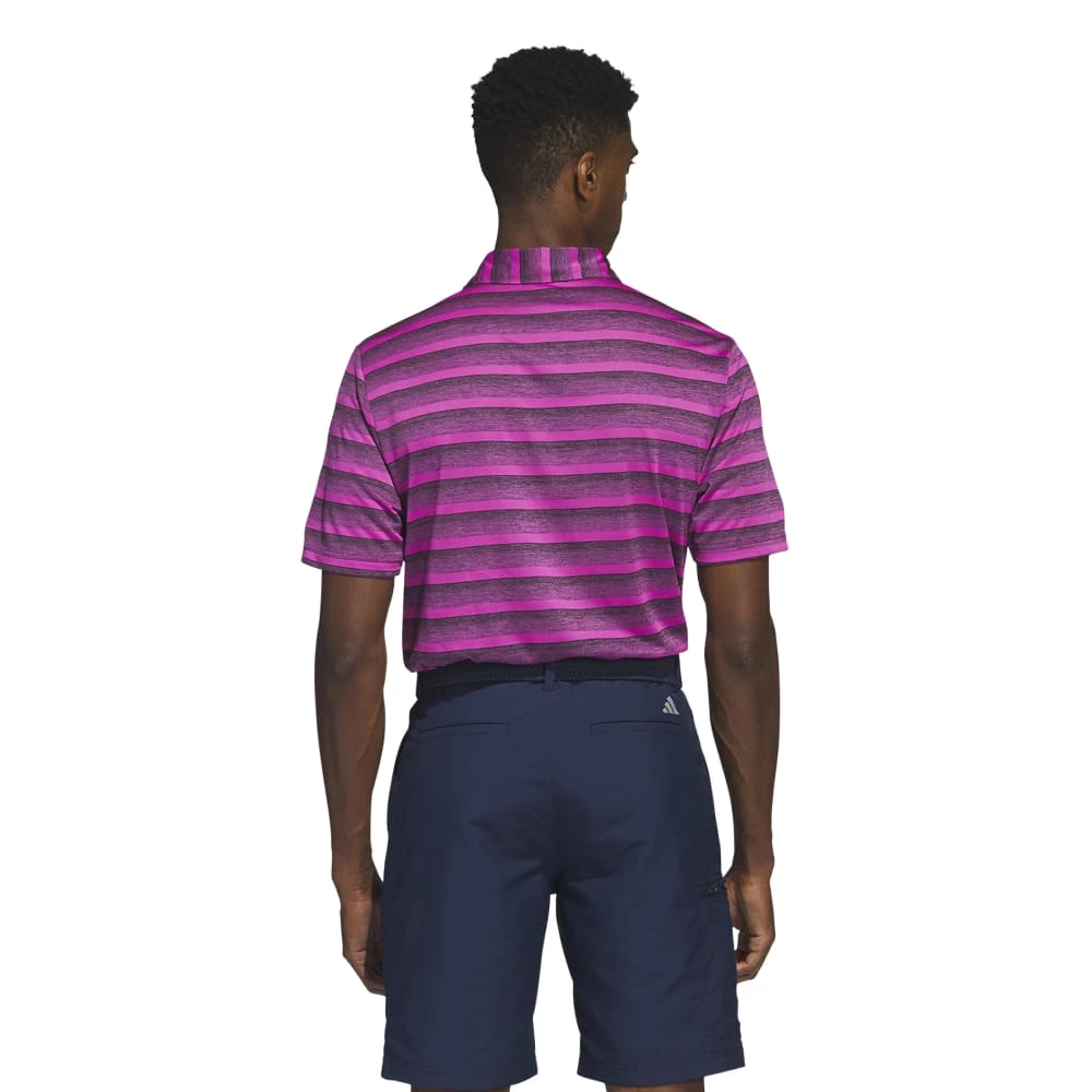 Adidas Mens Two Stripe Golf Polo Shirt HR8010 5 Adidas Mens Two Stripe Golf Polo Shirt HR8010 - Image 3