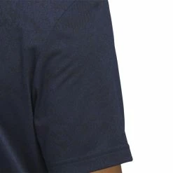 Adidas Mens Textured Jacquard Golf Polo Shirt HS1111 -Nike Golf Sales HS1111 8 APPAREL OnModel DetailView2 white 1500x