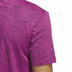 Adidas Mens Textured Jacquard Golf Polo Shirt HS1112 -Nike Golf Sales HS1112 8 APPAREL OnModel DetailView2 white 1500x