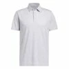 Adidas Mens Textured Jacquard Golf Polo Shirt HS1113 -Nike Golf Sales HS1113 2 APPAREL Photography FrontCenterView white 1500x
