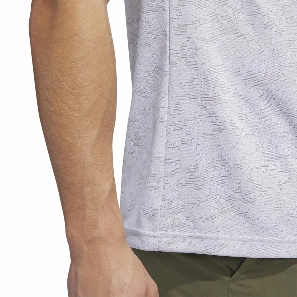 Adidas Mens Textured Jacquard Golf Polo Shirt HS1113 7 Adidas Mens Textured Jacquard Golf Polo Shirt HS1113 - Image 5