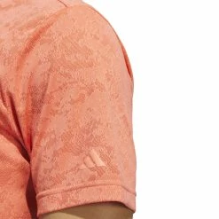 Adidas Mens Textured Jacquard Golf Polo Shirt HS1115 -Nike Golf Sales HS1115 7 APPAREL OnModel DetailView1 white 1500x