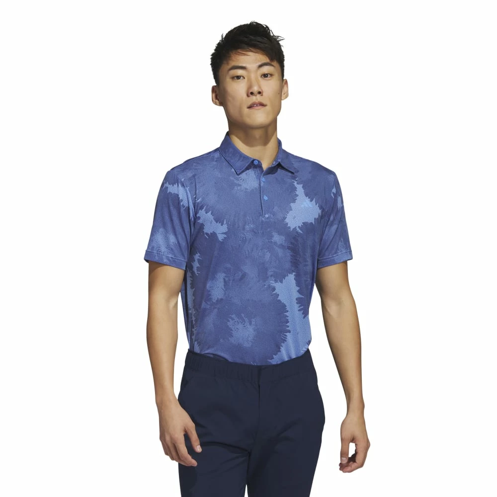 Adidas Mens Flower Mesh Golf Polo Shirt HS1128 4 Adidas Mens Flower Mesh Golf Polo Shirt HS1128 - Image 2