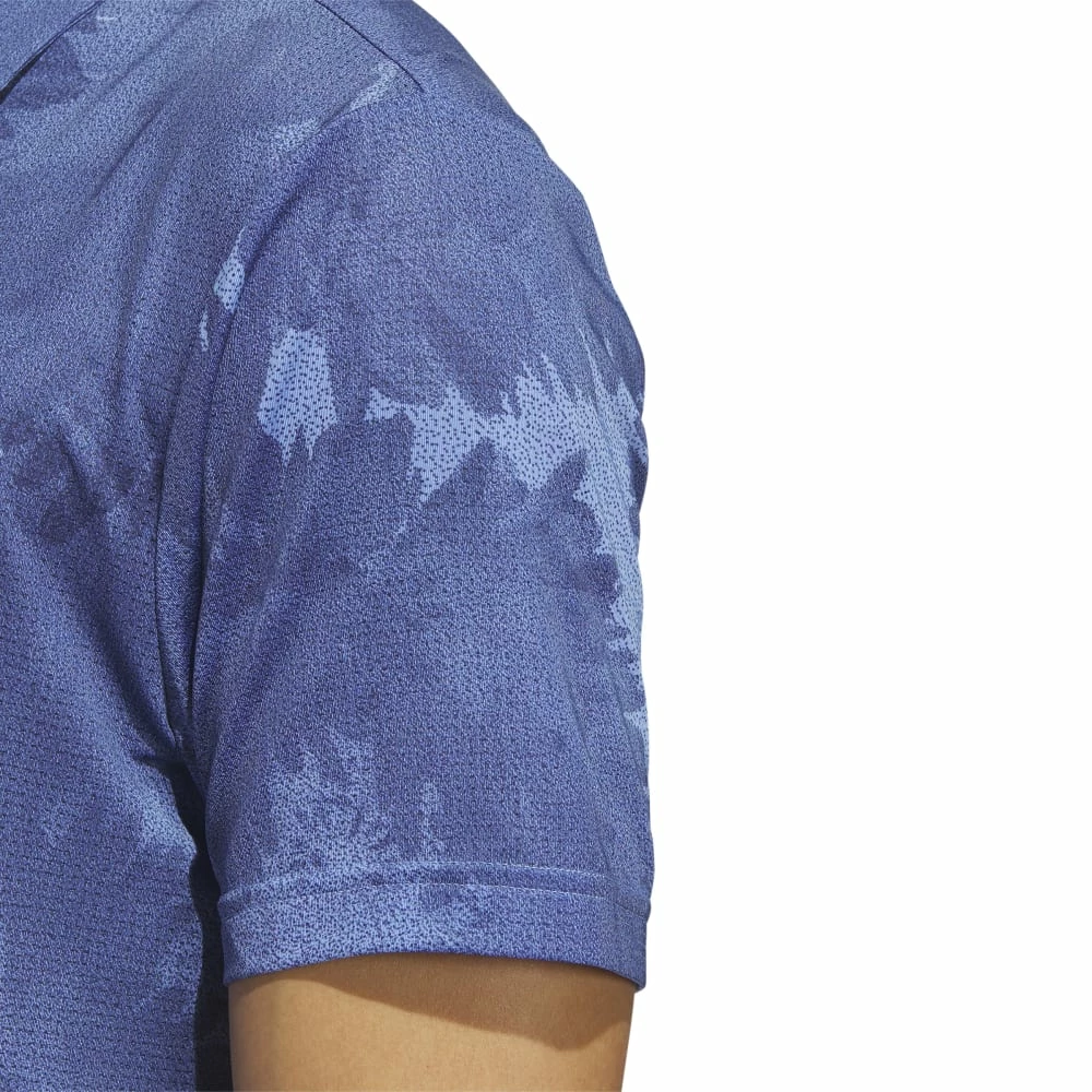 Adidas Mens Flower Mesh Golf Polo Shirt HS1128 6 Adidas Mens Flower Mesh Golf Polo Shirt HS1128 - Image 4