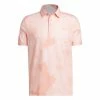 Adidas Mens Flower Mesh Golf Polo Shirt HS1130