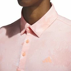 Adidas Mens Flower Mesh Golf Polo Shirt HS1130 -Nike Golf Sales HS1130 8 APPAREL OnModel DetailView1 white 1500x