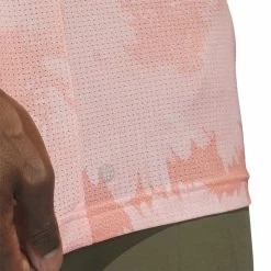 Adidas Mens Flower Mesh Golf Polo Shirt HS1130 -Nike Golf Sales HS1130 9 APPAREL OnModel DetailView2 white 1500x