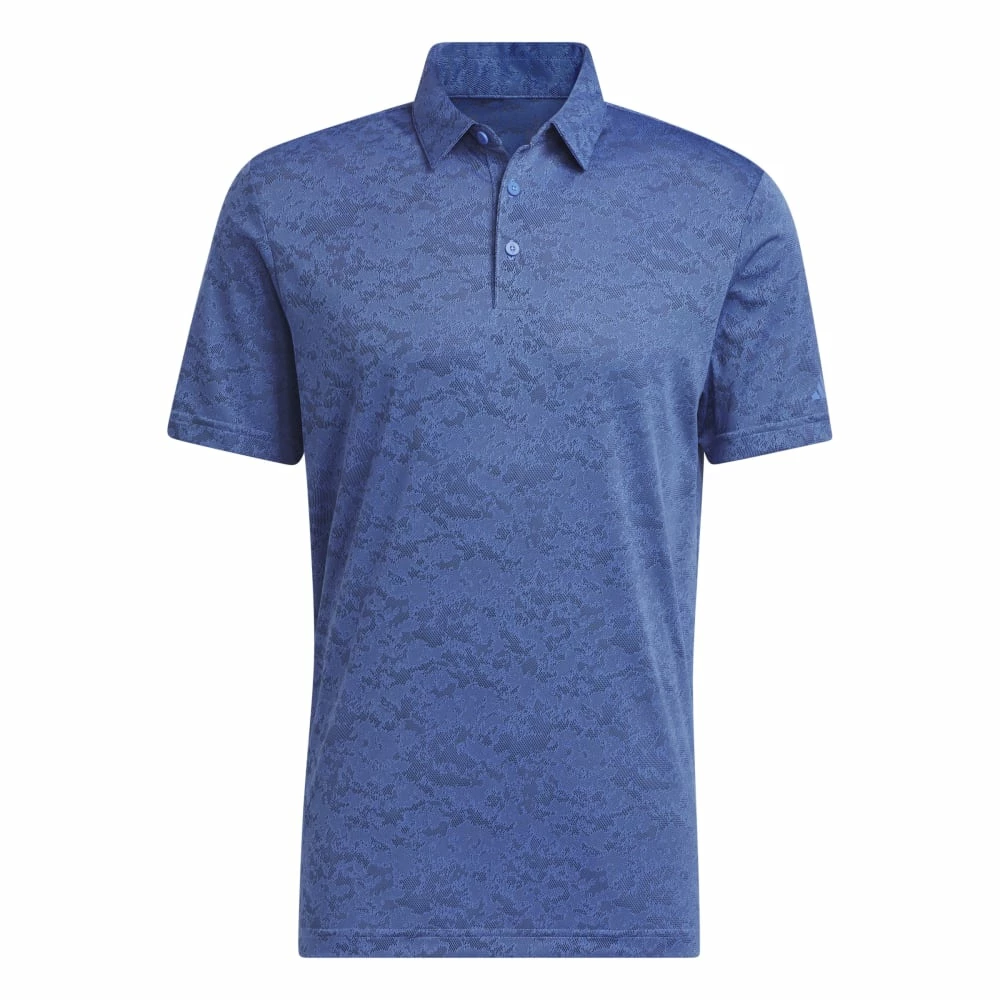 Adidas Mens Textured Jacquard Golf Polo Shirt HS7609 3 Adidas Mens Textured Jacquard Golf Polo Shirt HS7609