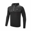 Calvin Klein Quilted Thermal 1/4 Zip Mens Golf Hoodie C9632 -Nike Golf Sales HoodieBlack1000 1500x