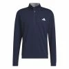 Adidas Elevated Mens 1/4 Zip Golf Pullover IB6114 -Nike Golf Sales IB6114 2 APPAREL Photography FrontCenterView white 1500x