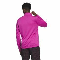 Adidas Elevated Mens 1/4 Zip Golf Pullover IB6117 10 Adidas Elevated Mens 1/4 Zip Golf Pullover IB6117 -Nike Golf Sales IB6117 5 APPAREL OnModel BackView white 1500x